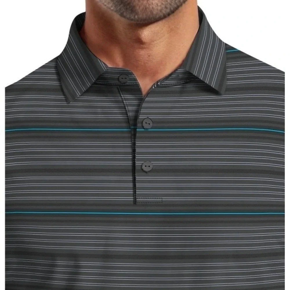 Ben Hogan Performance Golf Polo Shirt Qty of 2 Men's XL Stripped Print New